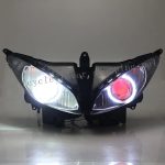 Moto Accessory Head Lamp Custom Red Angel Eyes LED Headlight Fit for Yamaha FZ6S 2003-2009 Front Head Lamp Headlight Assembly - Image 4